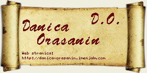 Danica Orašanin vizit kartica
